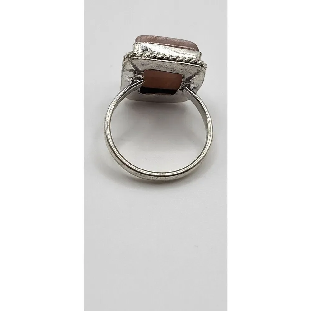Bohemian Goldstone Cabochon sz 8.75 Ring